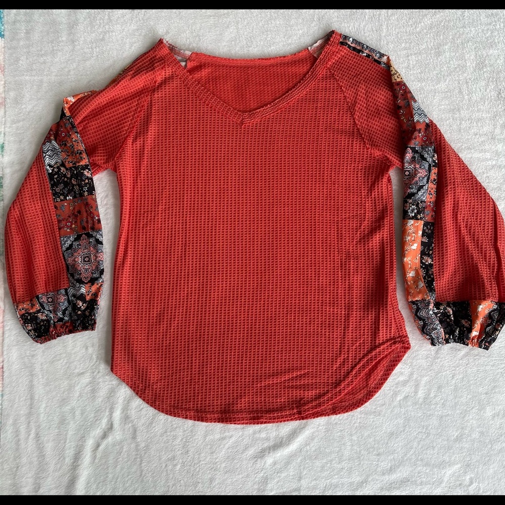 Shein long sleeve oversized blouse size large